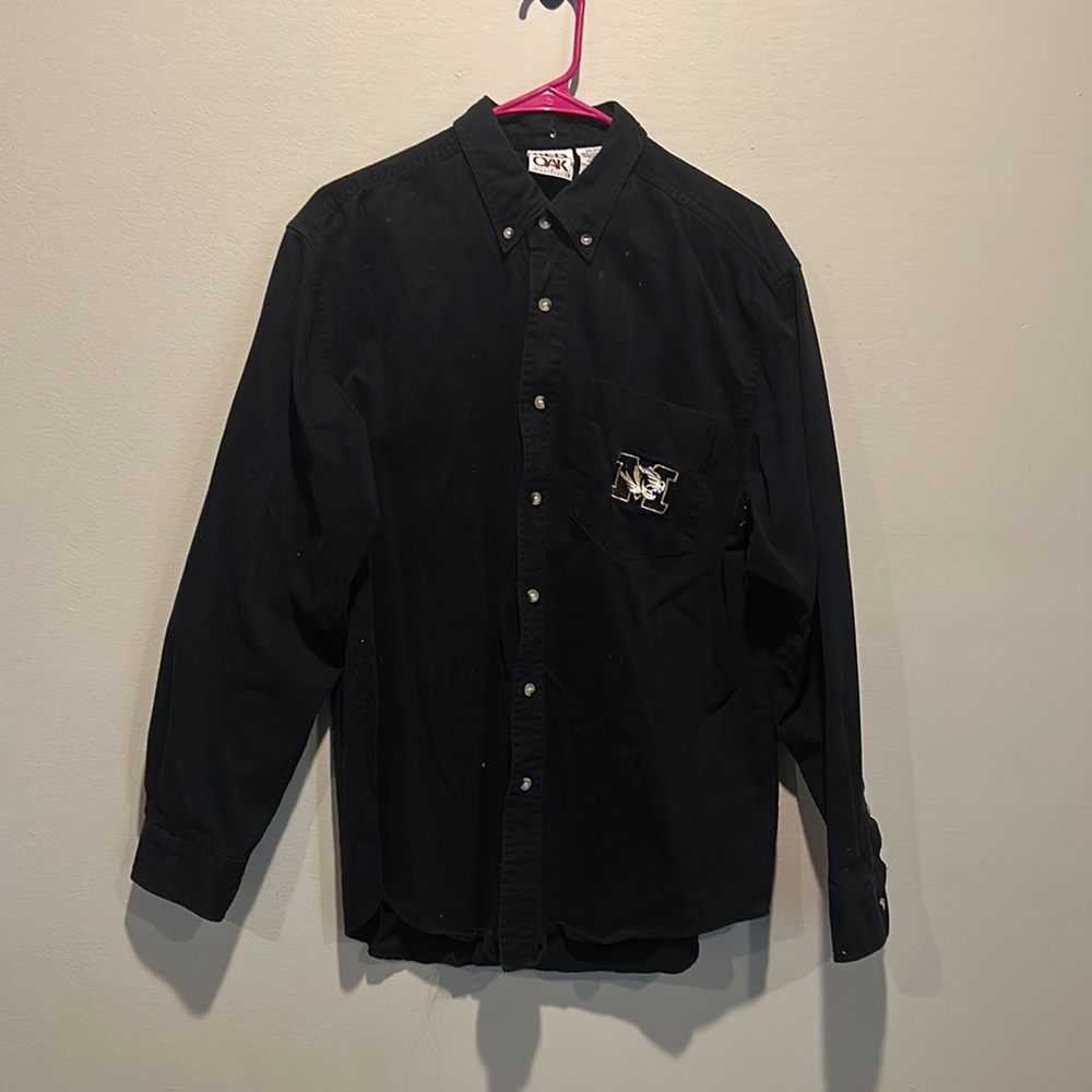 Mizzou button up shirt